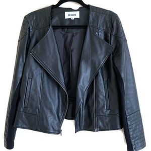 BB Dakota Steve Madden Black Faux Leather Jacket